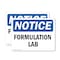 Signmission Formulation Lab, 24 in W x Rectangle, Plastic OS-2PACK-NS-P-1824-L-12898 - alternate 1